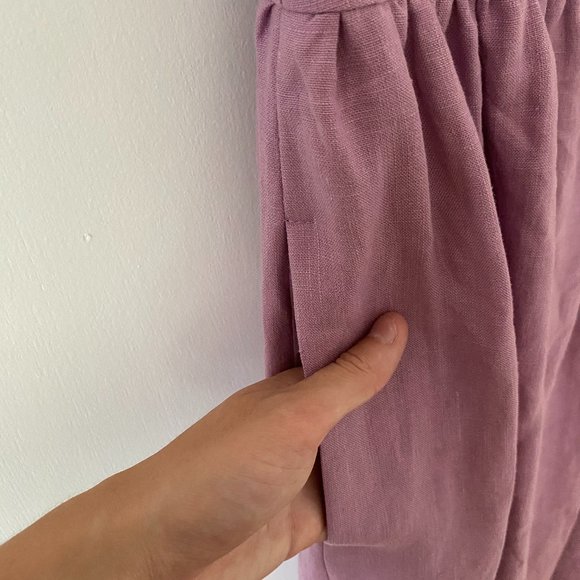 Lilac OffOn Linen Extra Small Dress - Picture 6 of 6